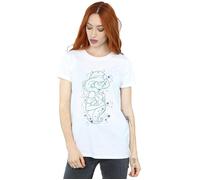 Aladdin Princess Jasmine Written In The Stars Cotton Boyfriend T-Shirt Disney White XL