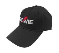 Aladdin Sane Bolt Logo Strapback Baseball Cap David Bowie Black One Size