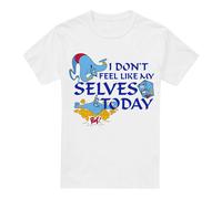 Aladdin The Genie I Don'T Feel Like My Selves Today T-Shirt White | Size: Large Aladdin White L