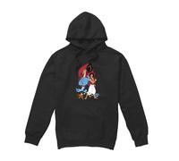 Aladdin The Genie, Jafar And Abu Mens Hoodie Black Aladdin Black XXL
