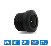 ALADDINLUX HD CCTV Lens 1.8mm M12*0.5 Interface 1/3 F2.0 160 Degree with 650nm IR Filter for Video Surveillance IP Cameras