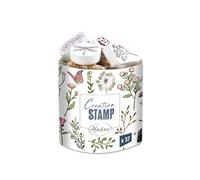 Aladine - 03753 Country Stamps with Ink - Foam & Rubber - for Carding, Bullet Journal, Scrapbooking, Crafts, Drawing - Creative Stamp - Gift Idea for Children and Adults - 03753