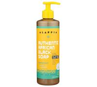 Alaffia Authentic Afican Black Soap Peppermint, 16 Ounce
