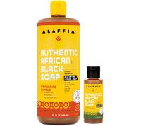 Alaffia Authentic Afican Black Soap Tangerine Citrus, 32 Ounce
