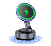 ALAFLY 15W for MagSafe Charger Car Mount, Magnetic Wireless Charging Phone Holder with Sticky Base for Dashboard Windshield [360°Adjustable] for iPhone 17 Pro Max 16 15 14 13 12 Serie