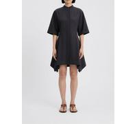 ALAÏA Asymmetric Cotton Chemisier Dress - Size: 38 - female