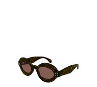 Alaïa Azzedine Alaïa Oval-frame Sunglasses - Brown Havana - One Size