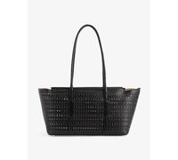 Alaia Noir Vienne Mina Cut-out Leather Top-handle Bag