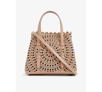 Alaia Sable Mina Mini Laser-cut Leather Top-handle Bag