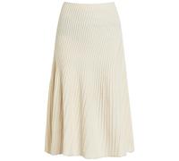Alaïa Twisted Asymmetric Wool and Cashmere-blend Midi Skirt - White - 38 (UK10 / S)