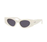 Alaia Woman Sunglass AA0075S - Frame color: White, Lens color: Grey
