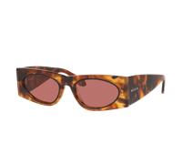 Alaia Woman Sunglass AA0085S - Frame color: Tortoise, Lens color: Red