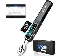 ALAIAL Torque Wrench Digital 3/8 Inch 2-135 Nm Digital Torque Wrench with Vibrations, LED Display, Buzzer, Electronic Ratchet Wrench for Car Motorcycle Bicycle Repair
