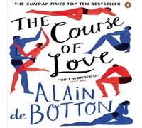 Alain de Botton The Course of Love Paperback Book in White Alain de Botton White