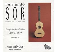 Alain Prevost - Sor - Guitar Etudes, Volume 2