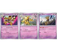 Alakazam 082/167 - Twilight Masquerade - Pokemon 3 Card Lot