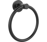 ALAMANIA Stainless Steel Towel Holder Ring16cm(6.3inch) With Fixing kit For Bathroom & Kitchen,Hand Towel Hanging Towel Hanger Wall Mounted(Classic) Contemporary Bath Accessories (Black)