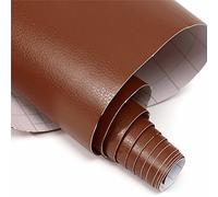 Alamor 150 * 50cm Car Leather Textured Vinyl Wrap Sticker Decal Sheet Film - Brown