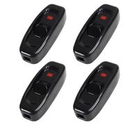ALAMSCN 4PCS Inline Switch AC 250V 10A Inline Cord Switch with LED Indicator Light for Table Lamp Desk Bed LED Lights (Black)