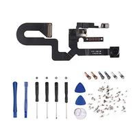 ALAMSCN Front Camera Flex Cable Replacement for iPhone 8 Plus with Proximity Sensor Light Sensor Microphone Cable + Full Set Screws with Repair Tool Kits