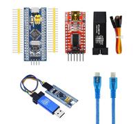 ALAMSCN STM32F103C8T6 ARM STM32 Minimum System Development Board+ST-Link V2 Emulator Downloader FT232RL FTDI Converter Adapter Module with Micro/Mini to USB Cable