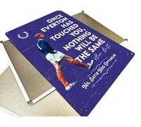 Alan Ball Everton Metal sign, Once Everton has touched you nothing will be the same.the toffees gift idea