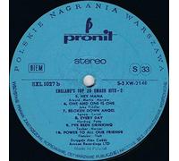 Alan Caddy Orchestra & Singers - England's Top 20 Smash Hits - 2 - Pronit - SX 1027
