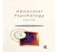 Alan Carr Abnormal Psychology Paperback Book Alan Carr Multicolor