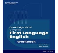 Alan Jenkins Cambridge IGCSE Complete First Language English: Workbook Paperback Alan Jenkins Multicolor
