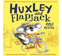 Alan MacDonald Huxley & Flapjack: Race to the Rescue Paperback Book in White Alan MacDonald White