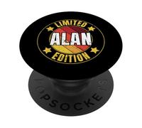 Alan Name Limited Edition Personalized Birthday Retro PopSockets Adhesive PopGrip