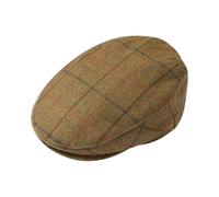 Alan Paine Mens Combrook Tweed Flat Cap - Thyme Green