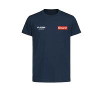 Alan Shearer Red Logo Kids T-Shirt - Navy / 3-4 years
