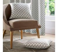 Alan Symonds Cotswold Jacquard Cushion Cover (Silver/Grey, 22" x 22" (55x55cm))
