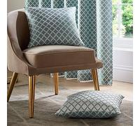 Alan Symonds Cotswold Jacquard Cushion Cover (Teal, 18" x 18" (45x45cm))