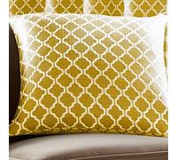 Alan Symonds Cotswold Jacquard Cushion/Cushion Cover - Ochre (Cushion Cover, 22" x 22")
