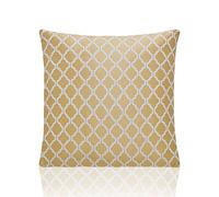 Alan Symonds Cotswold Jacquard Cushion/Cushion Cover - Ochre (Cushion Cover + Hollow Fibre Pad, 18" x 18")