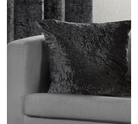Alan Symonds Crushed Velvet 18" x 18" Charcoal (Cushion Cover)