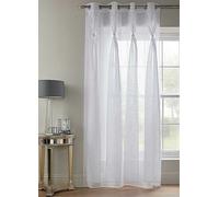 Alan Symonds Diana Eyelet Voile Panel White