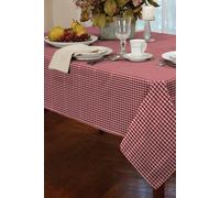 Alan Symonds Gingham Check Table Cloth - Red - Red - 36" x 36"