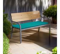 Alan Symonds Green Summer Water Repellent Garden Bench Seat Pad