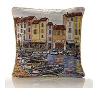 Alan Symonds Harbour Tapestry Cushion Cover 18" x 18"