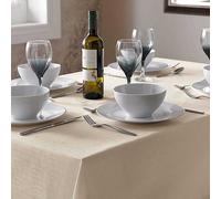 Alan Symonds Linen Look Tablecloth Ivory