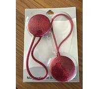 Alan Symonds Magnetic Cirque Rope Curtain Tie Backs - Pair (Red)