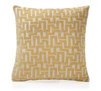 Alan Symonds Novo 18" x 18" Soft Chenille Cushion Cover - Ochre