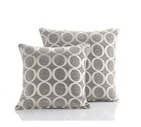 Alan Symonds Cushion Covers Oh Chenille Silver (22" x 22")