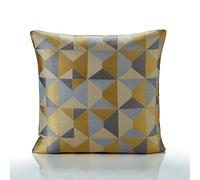 Alan Symonds Skandi Multi Weave Jacquard Cushion Cover (Ochre, 18" x 18" (45 x 45cm))
