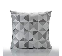 Alan Symonds Skandi Multi Weave Jacquard Cushion Cover (Silver, 22" x 22" (55 x 55cm))