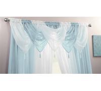 Alan Symonds Tasselled Voile Swag Panel Single