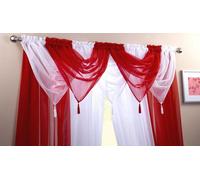 Alan Symonds Tassled Voile Swag Panel Single